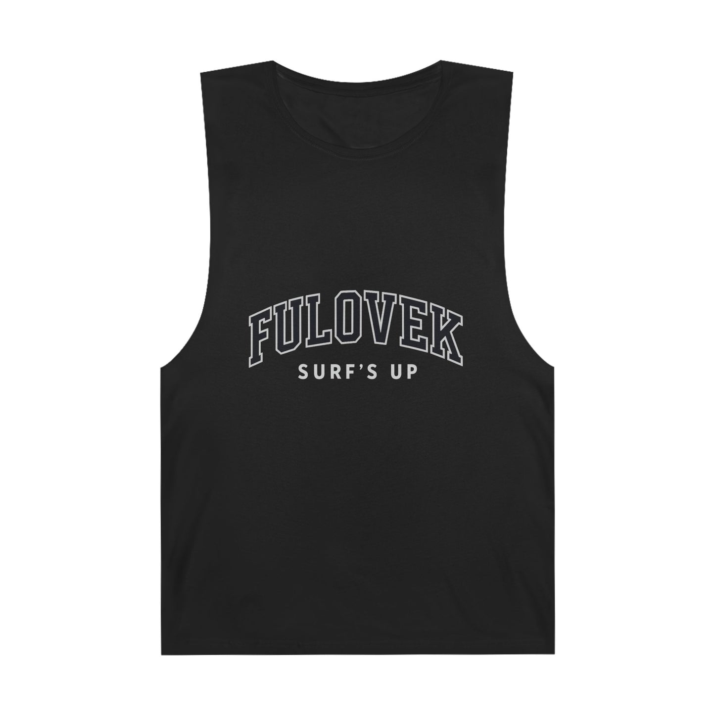 FULOVEK - Unisex Surf's Up Tank Top - Relaxed Casual Style for Beach Lovers