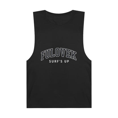 FULOVEK - Unisex Surf's Up Tank Top - Relaxed Casual Style for Beach Lovers