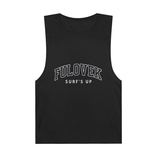 FULOVEK - Unisex Surf's Up Tank Top - Relaxed Casual Style for Beach Lovers