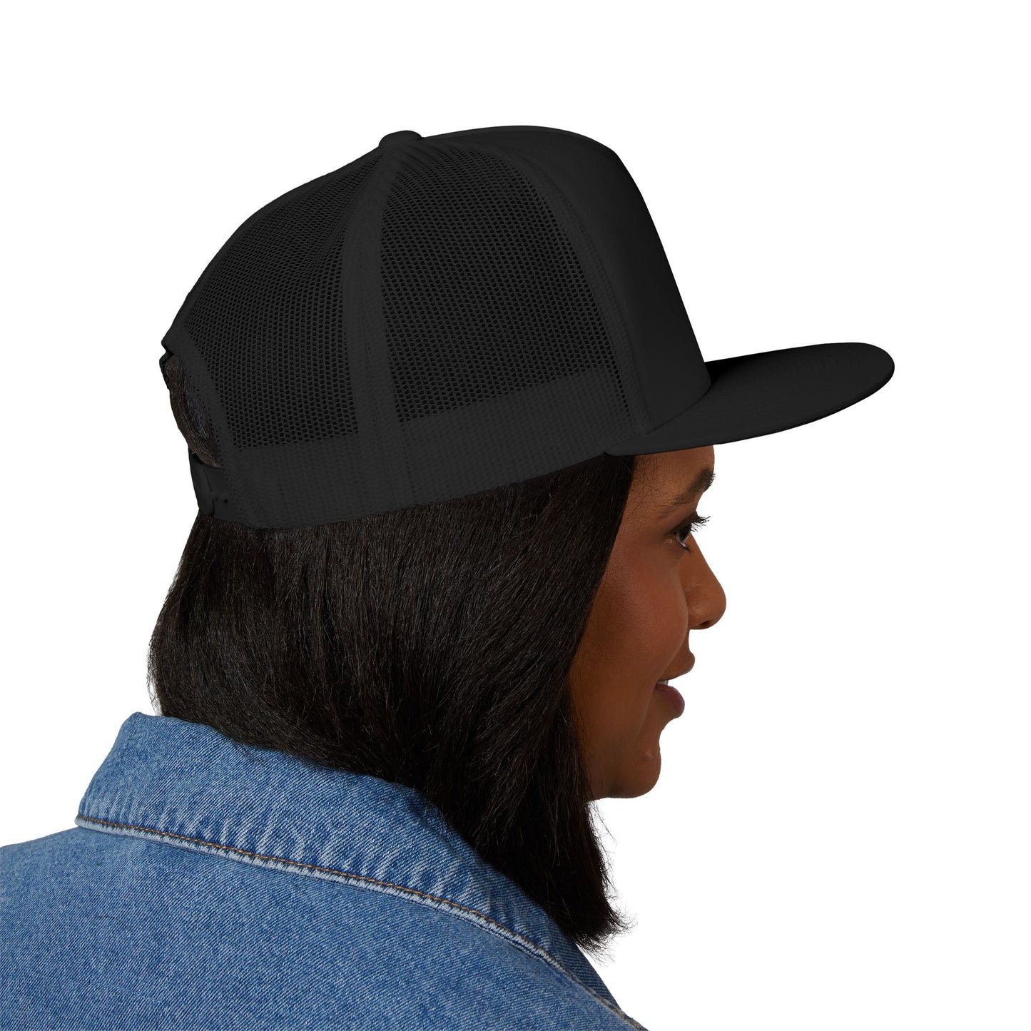 FULOVEK - Tribal Bohemian Embroidered 5 Panel Trucker Cap, Casual Streetwear Hat, Festival Accessory, Summer Fashion, Unique Gift Idea