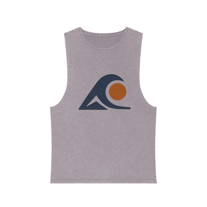 FULOVEK - Unisex Stonewash Graphic Tank Top - Vibrant Retro Wave Design, Summer Beachwear, Casual Layering, Gift for Outdoor Lovers, Trendy [...]