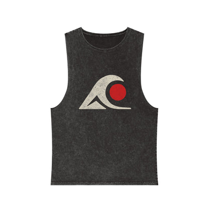 FULOVEK - Unisex Stonewash Graphic Tank Top - Vibrant Retro Wave Design, Summer Beachwear, Casual Layering, Gift for Outdoor Lovers, Trendy [...]