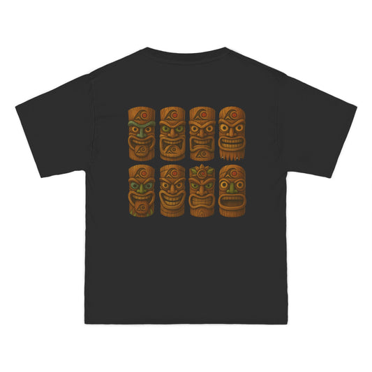 FULOVEK - 1/8 - TIKI COLLECTION - Style Short-Sleeve T-Shirt, Tropical Shirt, Summer Vibes Tee, Luau Party Shirt, Hawaiian T-Shirt, Beachwear