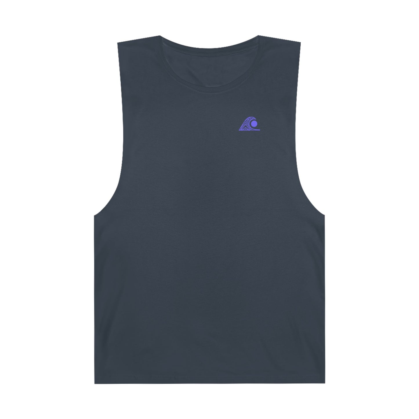 FULOVEK - Unisex Barnard Geometric Tribal PURPLE BLUE Tank Top | Casual Summer Wear, Beach Attire, Workout Shirt, Graphic Tee, Gift for Friends