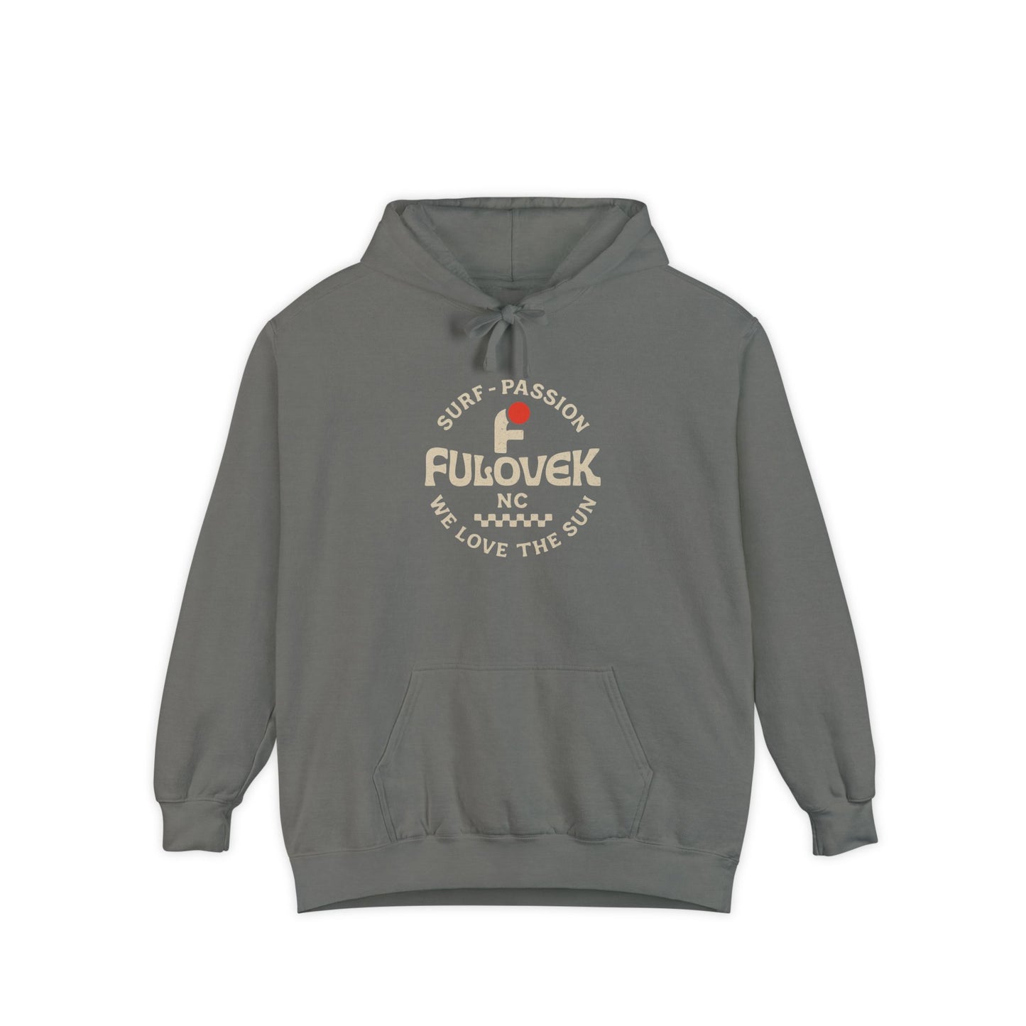 FULOVEK - Surf-Inspired Unisex Hoodie - We Love the Sun - Casual Style, Beach Vibes, Perfect for Gifts, Summer Wear, Adventure Ready