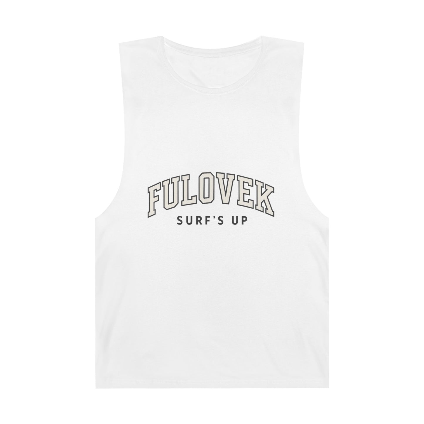 FULOVEK - Unisex Surf's Up Tank Top - Relaxed Casual Style for Beach Lovers