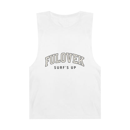 FULOVEK - Unisex Surf's Up Tank Top - Relaxed Casual Style for Beach Lovers