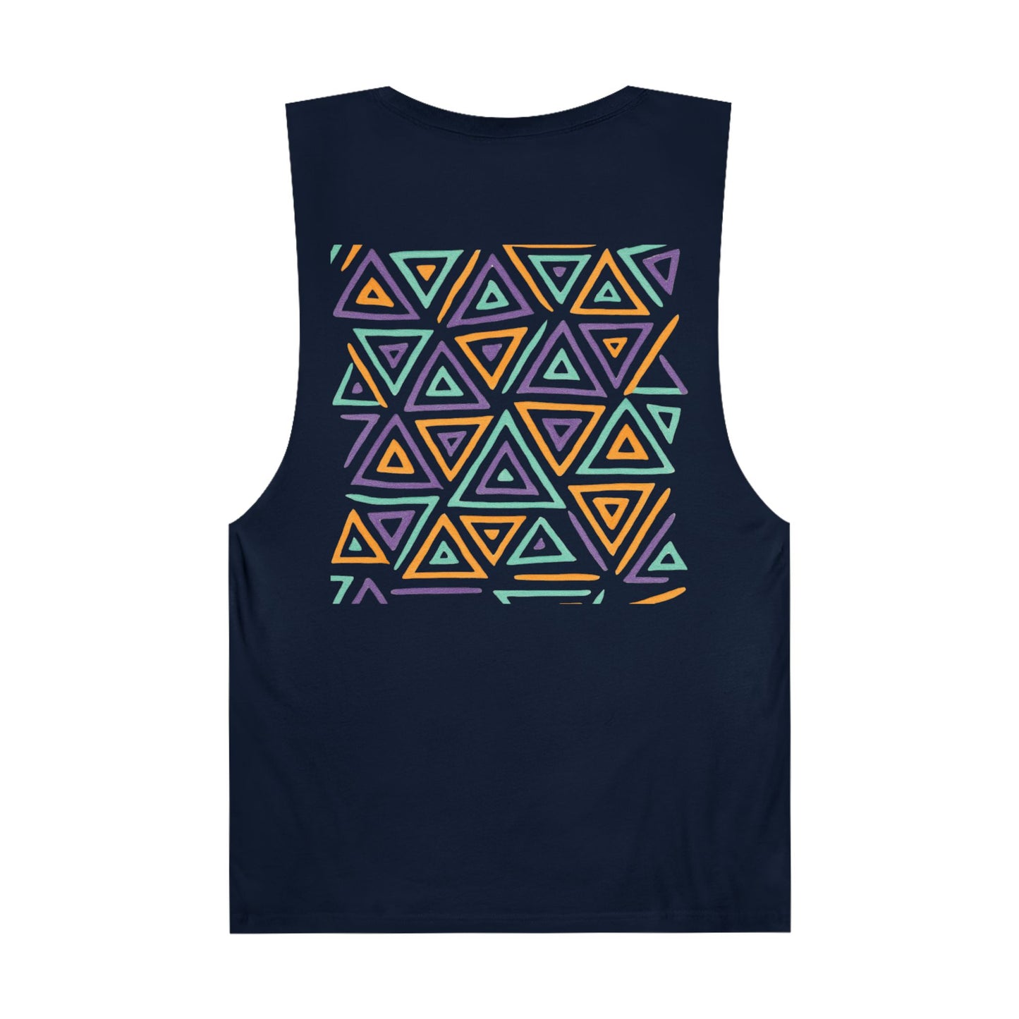 FULOVEK - Unisex Barnard Geometric Tribal Tank Top | Casual Summer Wear, Beach Attire, Workout Shirt, Graphic Tee, Gift for Friends