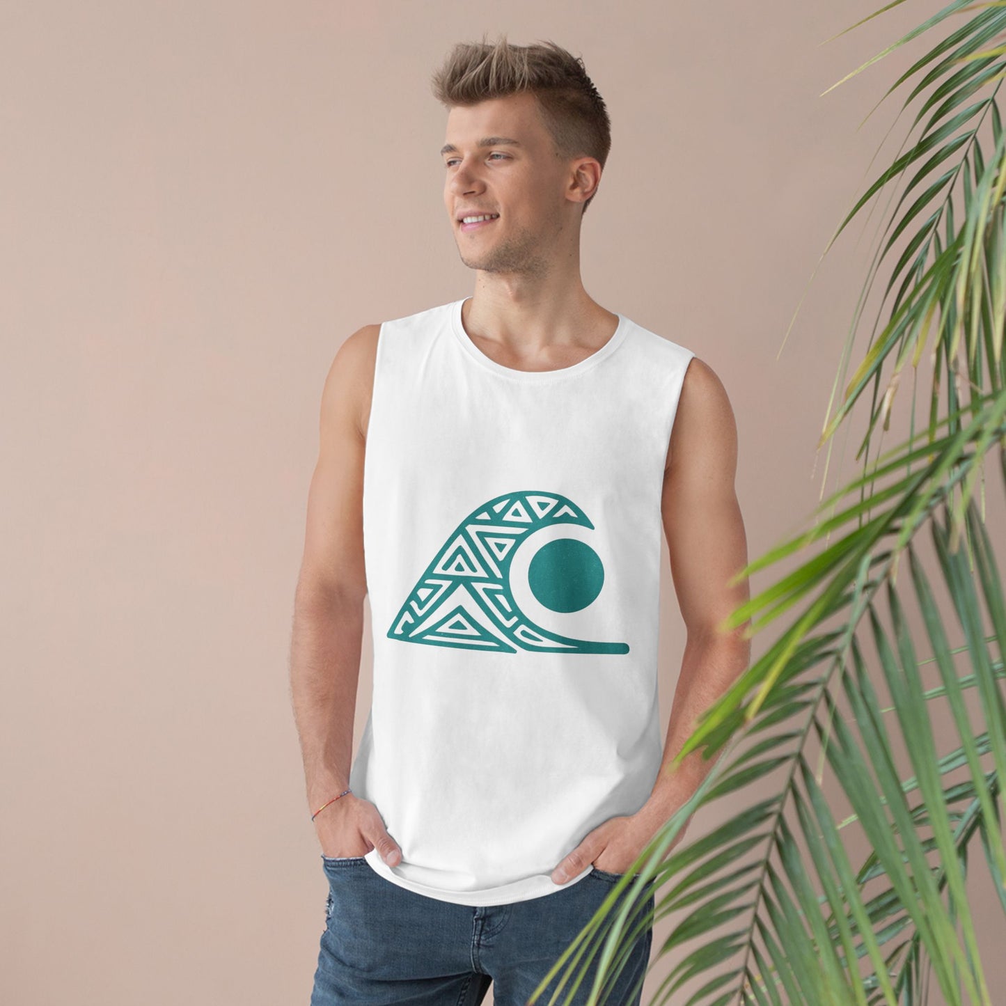 FULOVEK - Unisex Tank Top with Tribal Spirit Design – Bold Summer Statement, Adventure-Ready Top, Ethnic-Inspired Streetwear, Perfect Gift for Free Spirits