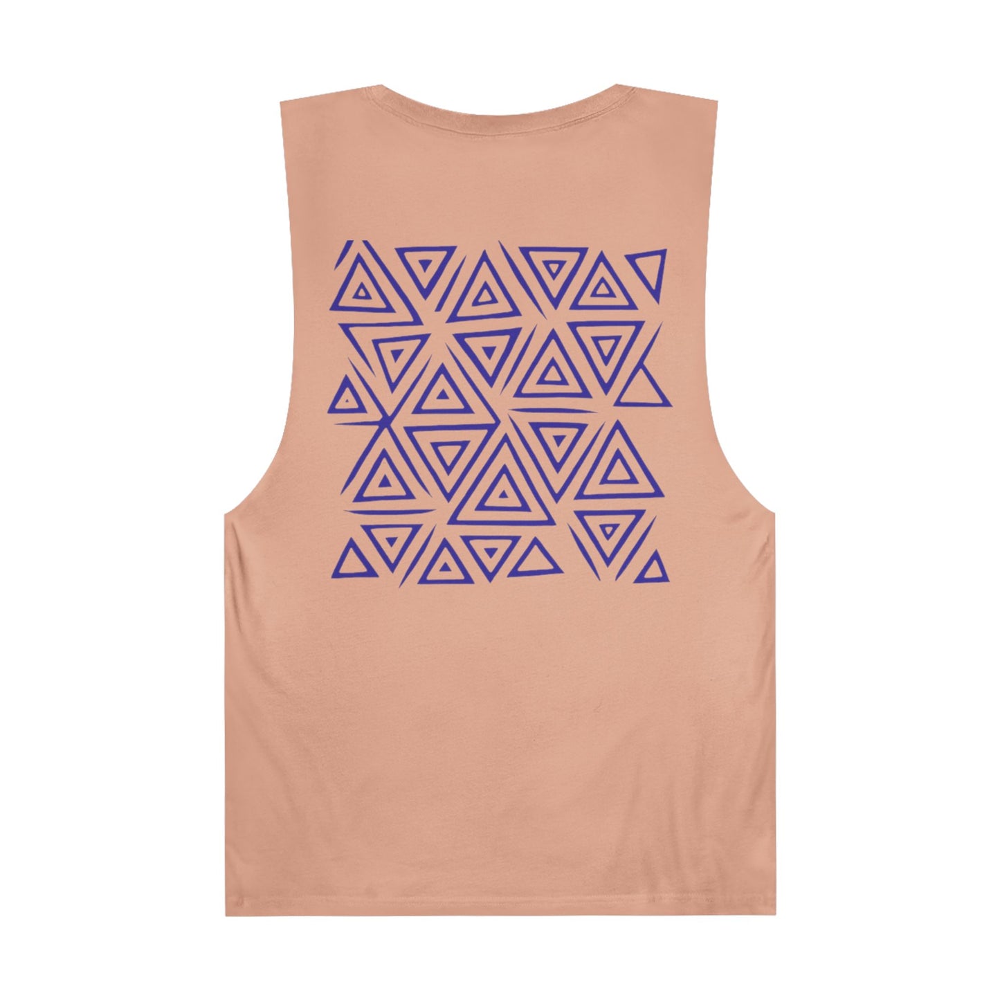 FULOVEK - Unisex Barnard Geometric Tribal PURPLE Tank Top | Casual Summer Wear, Beach Attire, Workout Shirt, Graphic Tee, Gift for Friends