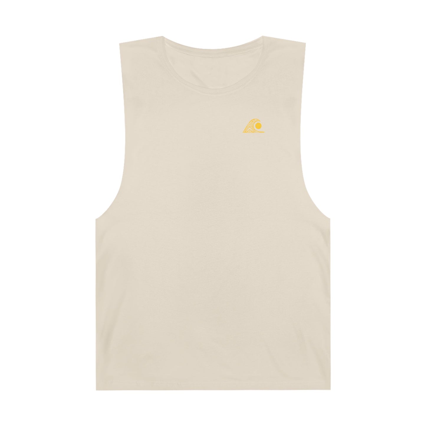 FULOVEK - Unisex Barnard Geometric Tribal YELLOW Tank Top | Casual Summer Wear, Beach Attire, Workout Shirt, Graphic Tee, Gift for Friends