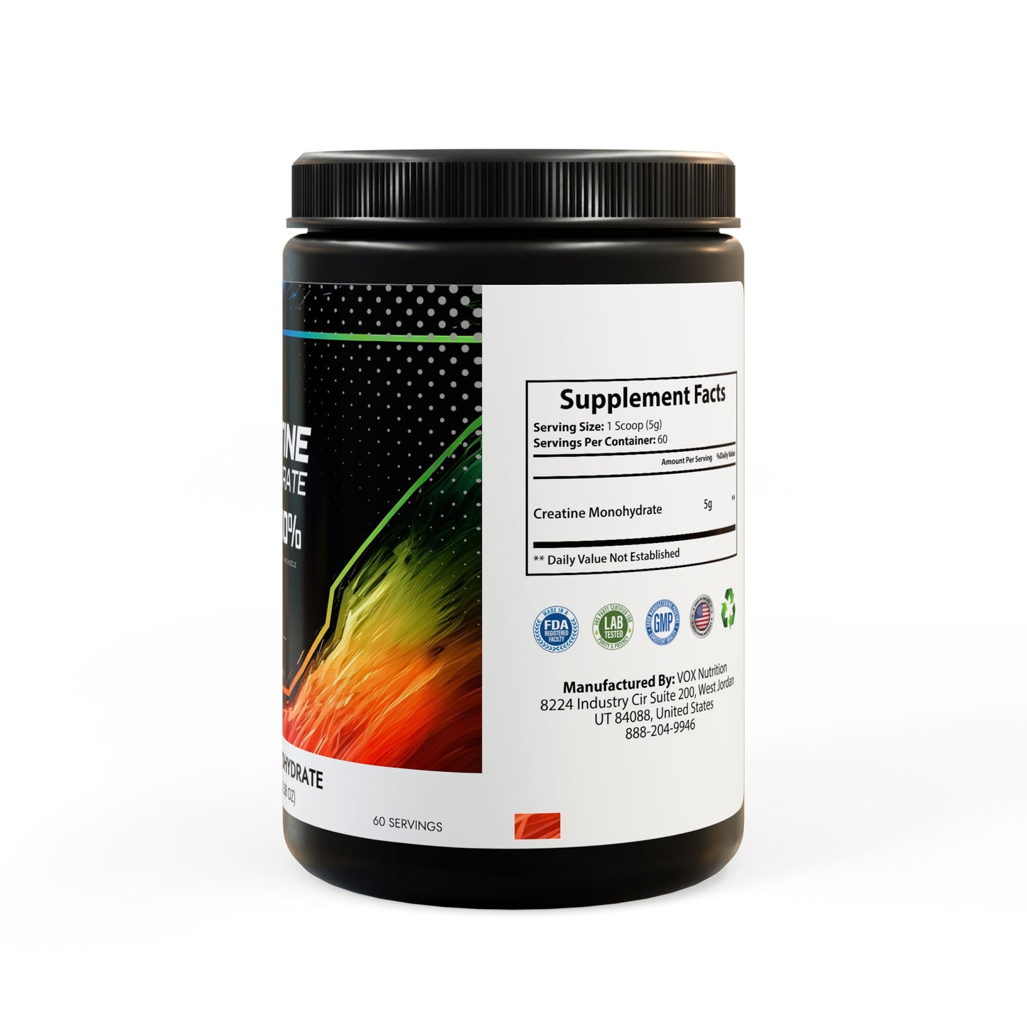 Creatine Monohydrate Supplement (300g, 10.58oz)