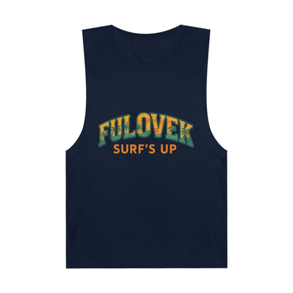 FULOVEK - Unisex Surf's Up Tank Top - Relaxed Casual Style for Beach Lovers