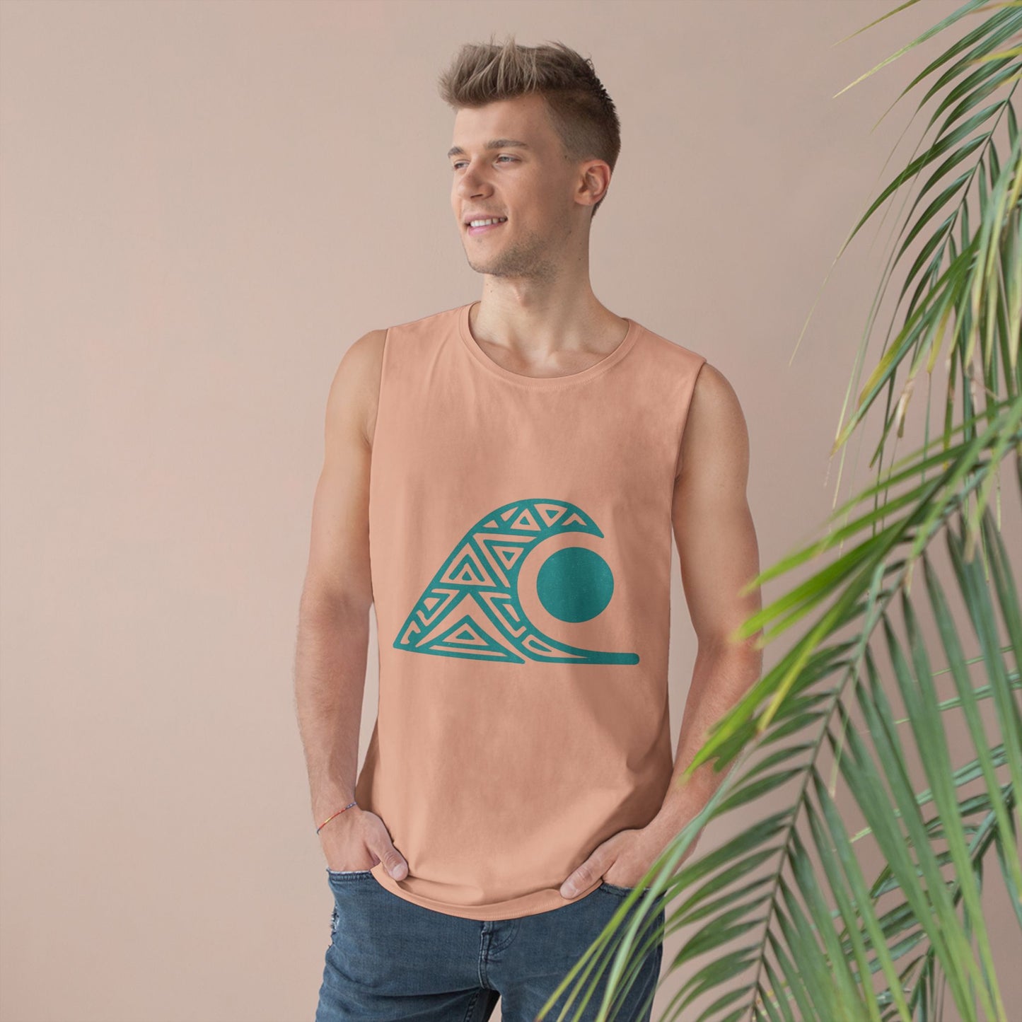 FULOVEK - Unisex Tank Top with Tribal Spirit Design – Bold Summer Statement, Adventure-Ready Top, Ethnic-Inspired Streetwear, Perfect Gift for Free Spirits