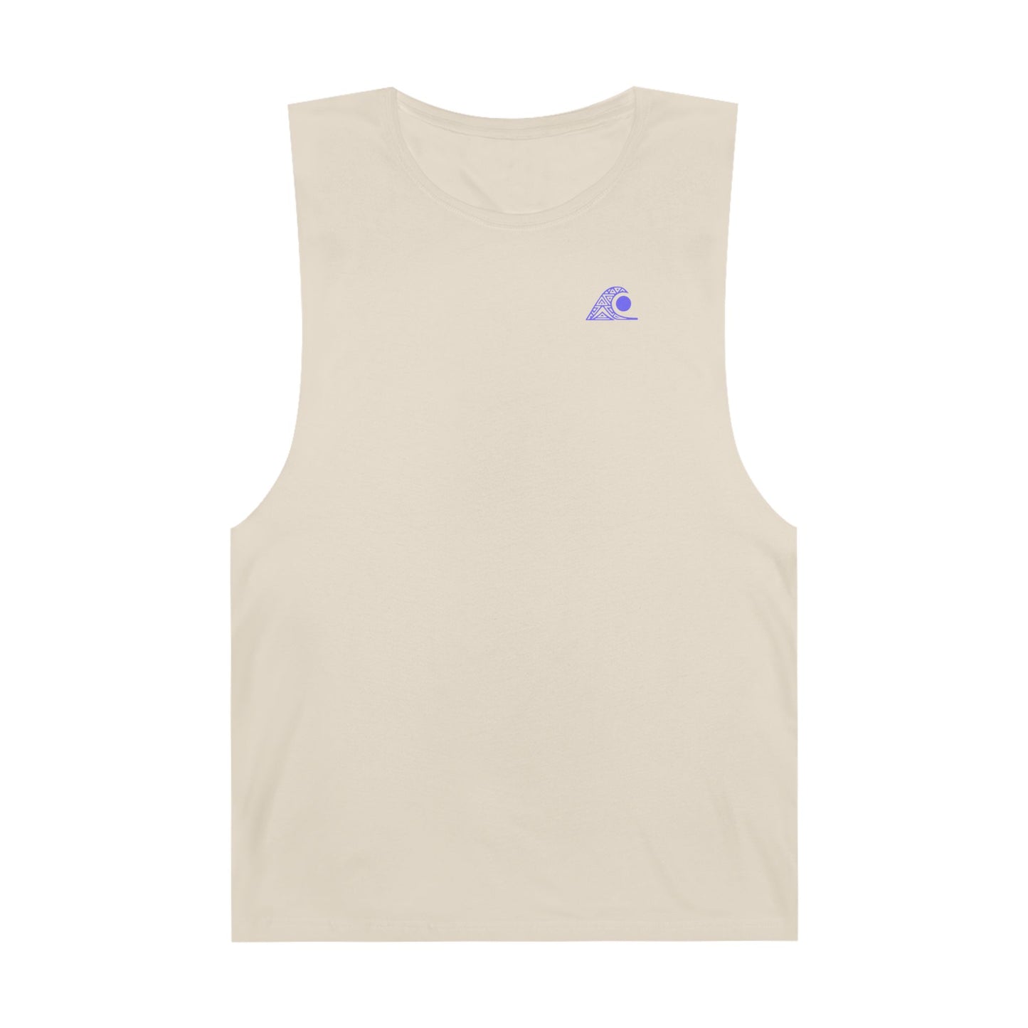 FULOVEK - Unisex Barnard Geometric Tribal PURPLE BLUE Tank Top | Casual Summer Wear, Beach Attire, Workout Shirt, Graphic Tee, Gift for Friends