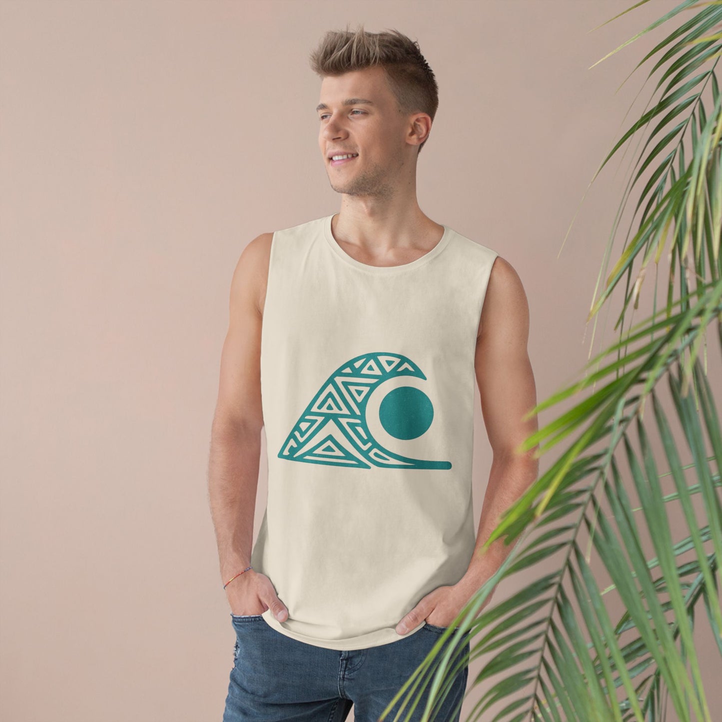 FULOVEK - Unisex Tank Top with Tribal Spirit Design – Bold Summer Statement, Adventure-Ready Top, Ethnic-Inspired Streetwear, Perfect Gift for Free Spirits