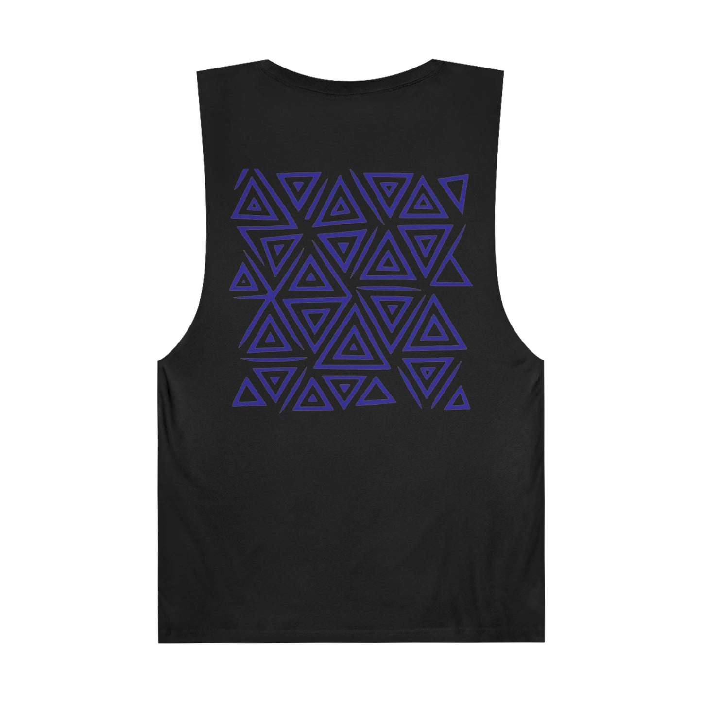 FULOVEK - Unisex Barnard Geometric Tribal PURPLE Tank Top | Casual Summer Wear, Beach Attire, Workout Shirt, Graphic Tee, Gift for Friends