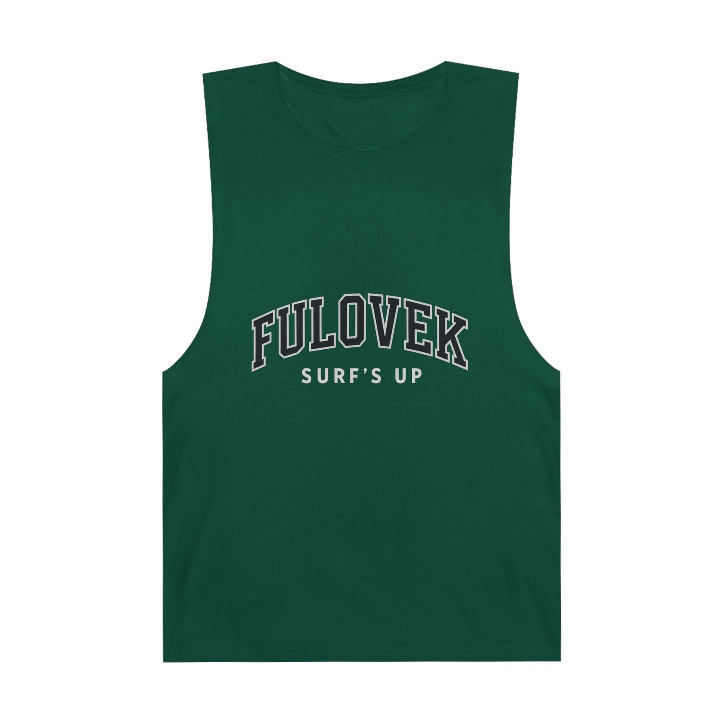 FULOVEK - Unisex Surf's Up Tank Top - Relaxed Casual Style for Beach Lovers