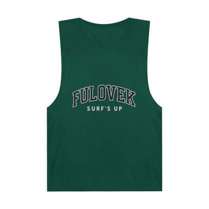 FULOVEK - Unisex Surf's Up Tank Top - Relaxed Casual Style for Beach Lovers