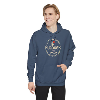 FULOVEK - Surf-Inspired Unisex Hoodie - We Love the Sun - Casual Style, Beach Vibes, Perfect for Gifts, Summer Wear, Adventure Ready