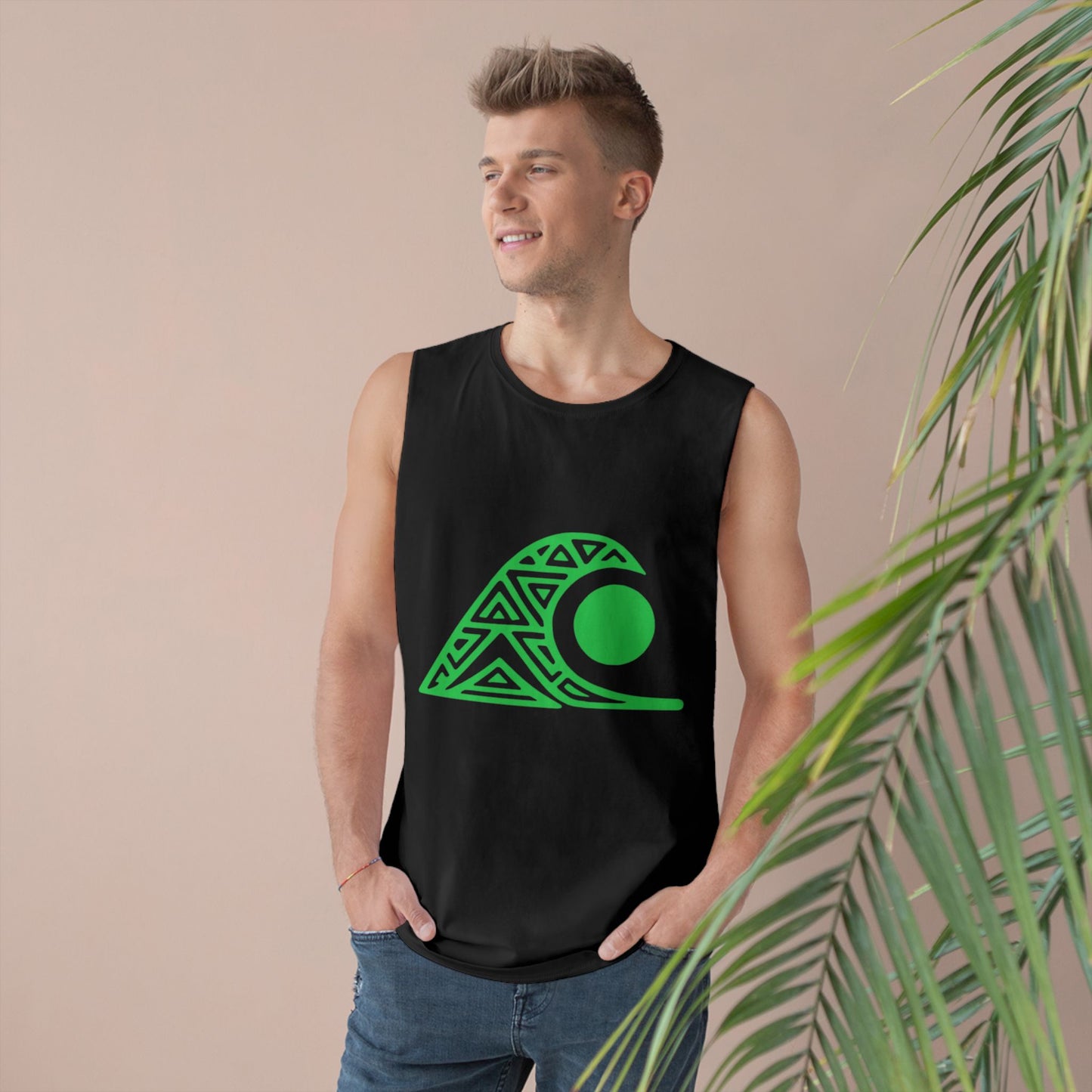 FULOVEK - Unisex Tank Top with Tribal Spirit Design – Bold Summer Statement, Adventure-Ready Top, Ethnic-Inspired Streetwear, Perfect Gift for Free Spirits