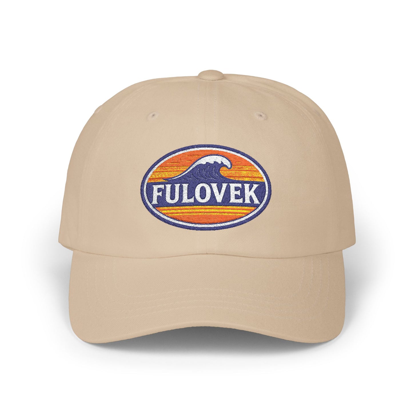 FULOVEK - Classic Dad Cap With Retro Wave Design | Summer Hat, Dad Hat, Casual Headwear, Beachwear, Gift for Him