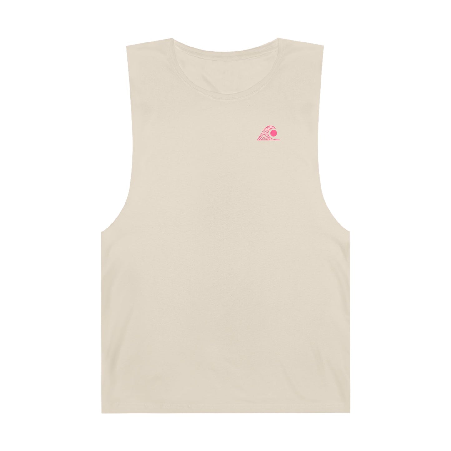 FULOVEK - Unisex Barnard Geometric Tribal PINK Tank Top | Casual Summer Wear, Beach Attire, Workout Shirt, Graphic Tee, Gift for Friends