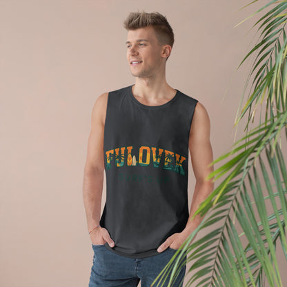 FULOVEK - Unisex Surf's Up Tank Top - Relaxed Casual Style for Beach Lovers