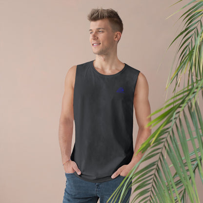 FULOVEK - Unisex Barnard Geometric Tribal PURPLE Tank Top | Casual Summer Wear, Beach Attire, Workout Shirt, Graphic Tee, Gift for Friends