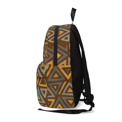 FULOVEK - Tribal Stylish Unisex Classic Backpack with Geometric Pattern, Trendy Bag for School, Travel, Work, Gift for Students, Fashionable Backpack