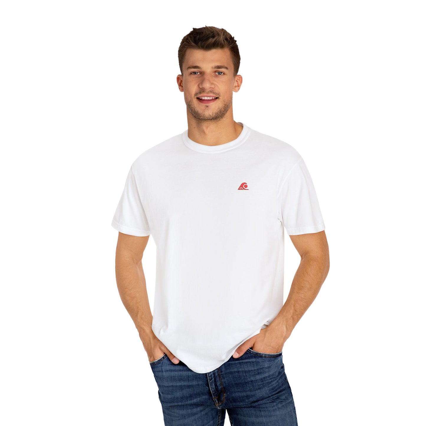 FULOVEK - Casual Garment-Dyed T-Shirt for Everyday Comfort, Unisex Tee, Beach Wear, Gift for Him/Her, Summer Fashion