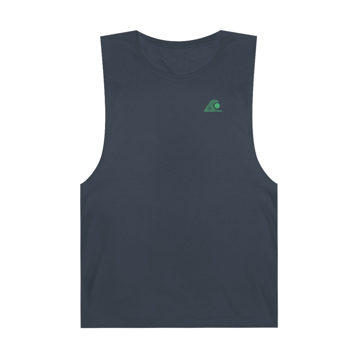 FULOVEK - Unisex Barnard Geometric Tribal GREEN Tank Top | Casual Summer Wear, Beach Attire, Workout Shirt, Graphic Tee, Gift for Friends