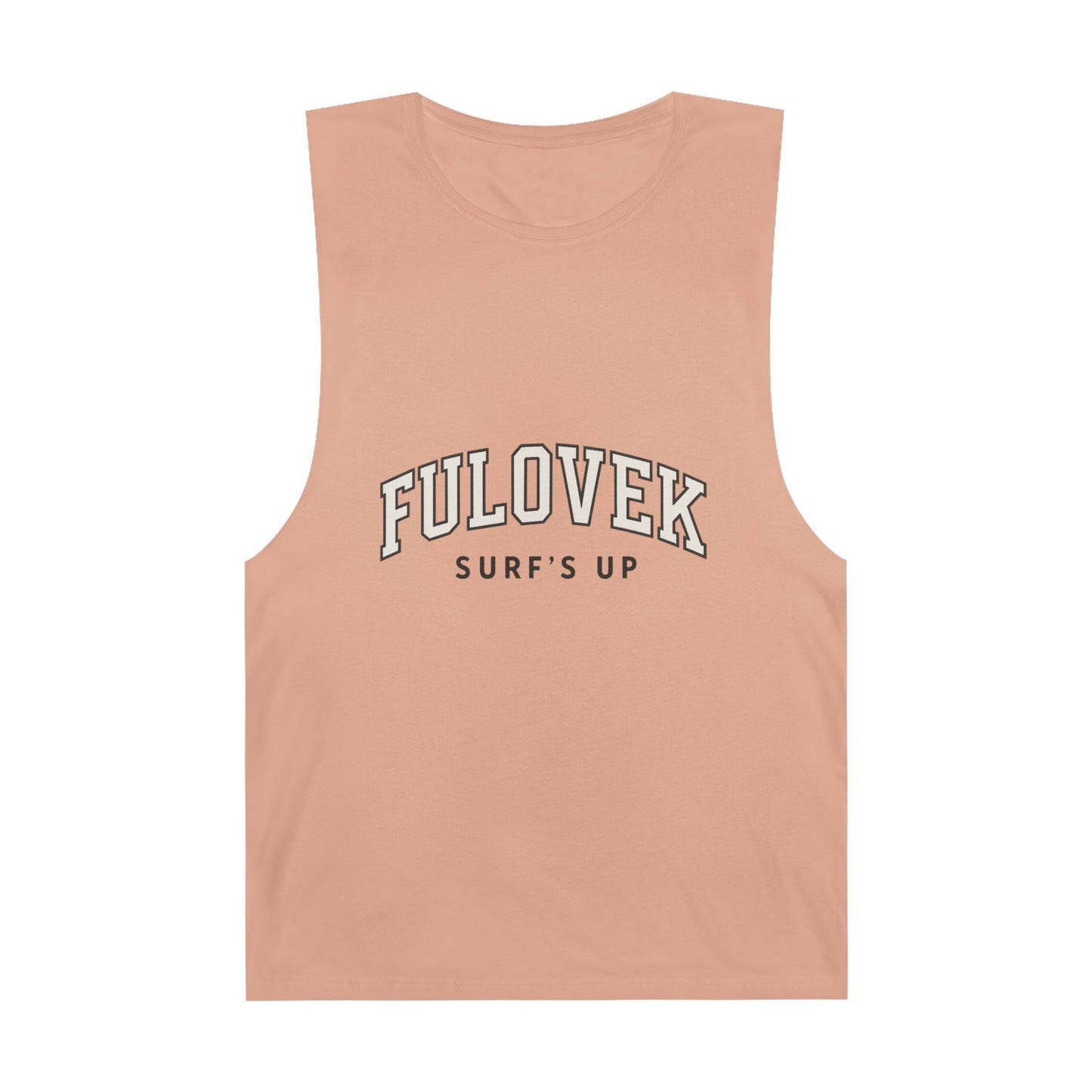FULOVEK - Unisex Surf's Up Tank Top - Relaxed Casual Style for Beach Lovers
