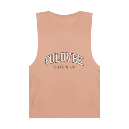 FULOVEK - Unisex Surf's Up Tank Top - Relaxed Casual Style for Beach Lovers