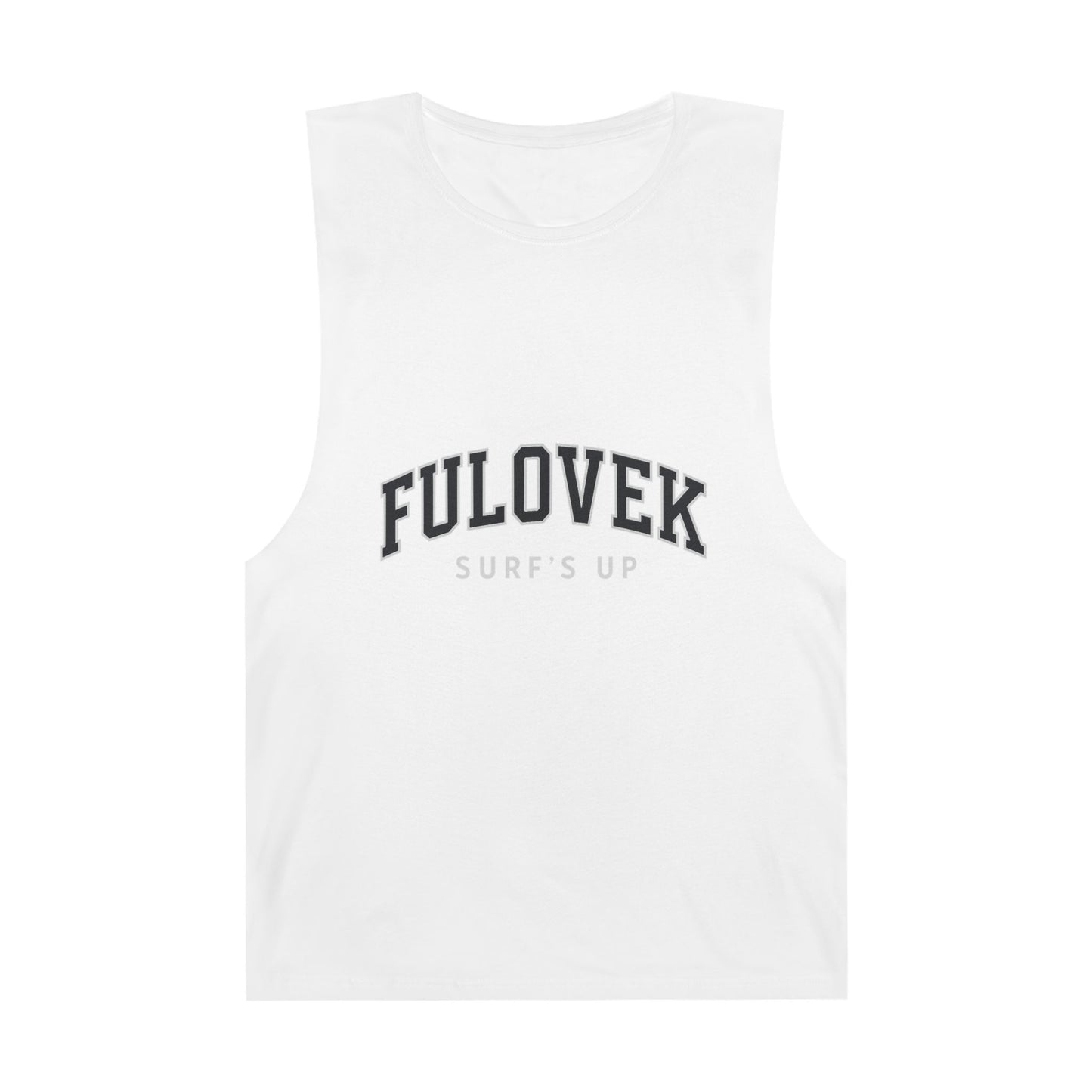 FULOVEK - Unisex Surf's Up Tank Top - Relaxed Casual Style for Beach Lovers