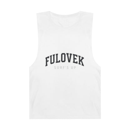 FULOVEK - Unisex Surf's Up Tank Top - Relaxed Casual Style for Beach Lovers