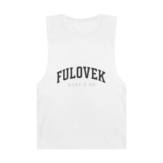 FULOVEK - Unisex Surf's Up Tank Top - Relaxed Casual Style for Beach Lovers