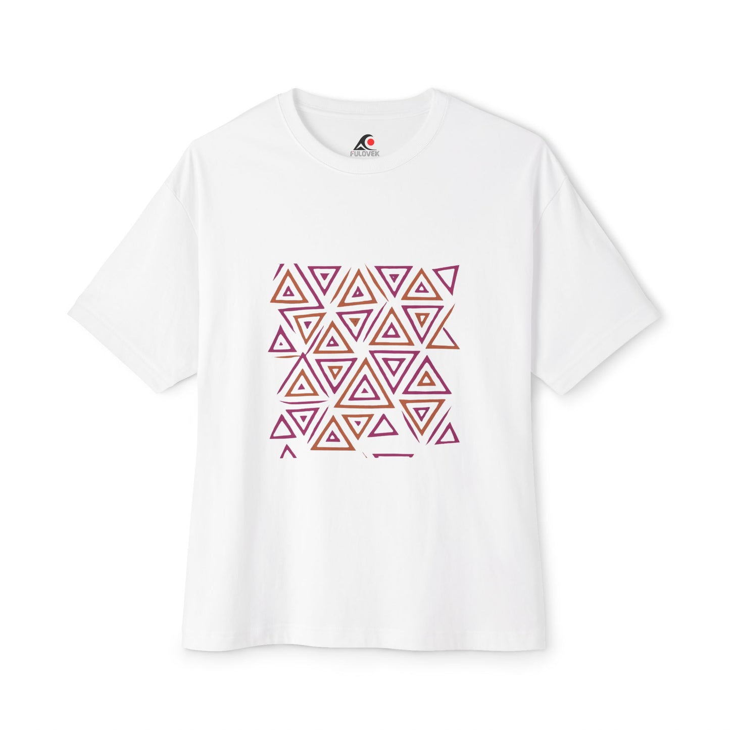 FULOVEK - TRIBAL COLLECTION - Oversized Tee - Unisex Boxy Shirt, Casual Wear, Trendy Outfit, Gift for Him, Gift for Her