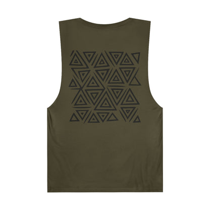 FULOVEK - Unisex Barnard Geometric Tribal Tank Top | Casual Summer Wear, Beach Attire, Workout Shirt, Graphic Tee, Gift for Friends