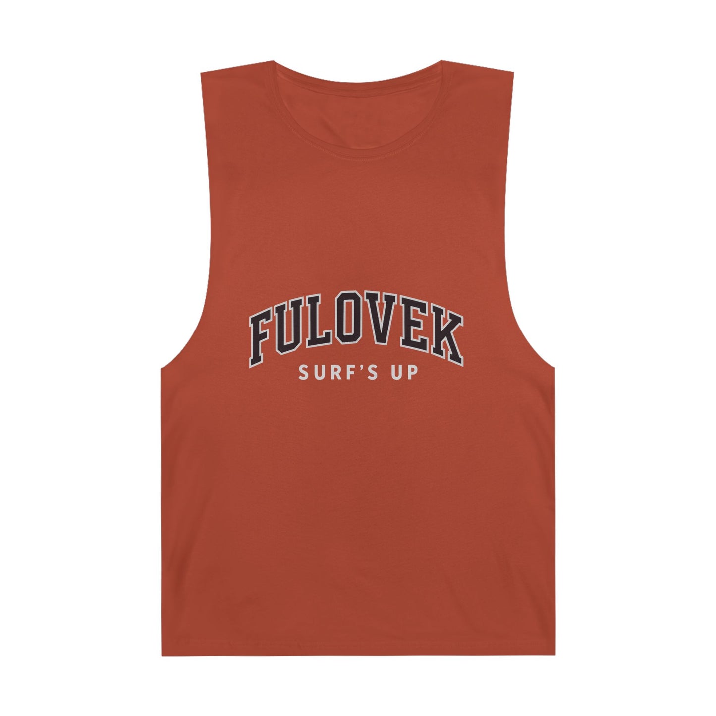 FULOVEK - Unisex Surf's Up Tank Top - Relaxed Casual Style for Beach Lovers