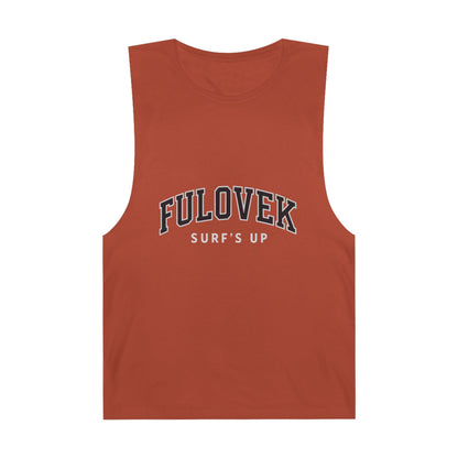 FULOVEK - Unisex Surf's Up Tank Top - Relaxed Casual Style for Beach Lovers