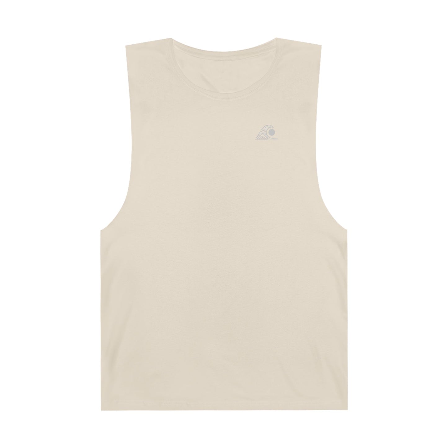 FULOVEK - Unisex Barnard Geometric Tribal GREY Tank Top | Casual Summer Wear, Beach Attire, Workout Shirt, Graphic Tee, Gift for Friends