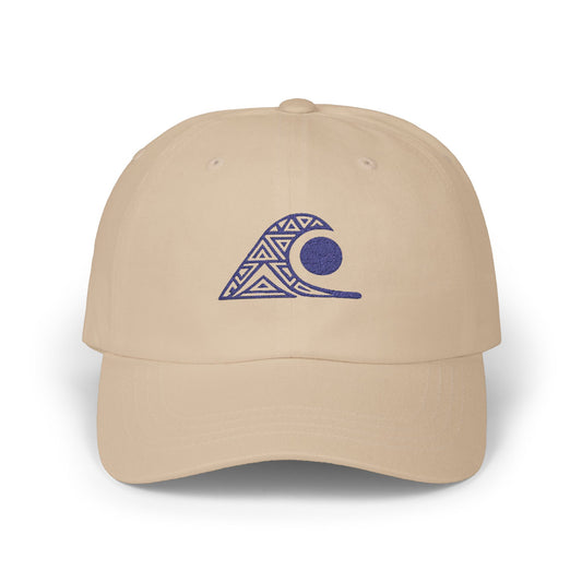 FULOVEK - Tribal Classic Dad Cap with Wave Design, Casual Baseball Hat, Gift for Beach Lovers, Summer Accessory, Trendy Stylish Cap, Tribal