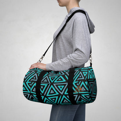 FULOVEK - Tribal Geometric Duffel Bag for Gym, Weekend Getaways, Sports, Travel, Stylish Luggage, Gift for Her, Adventure Essentials
