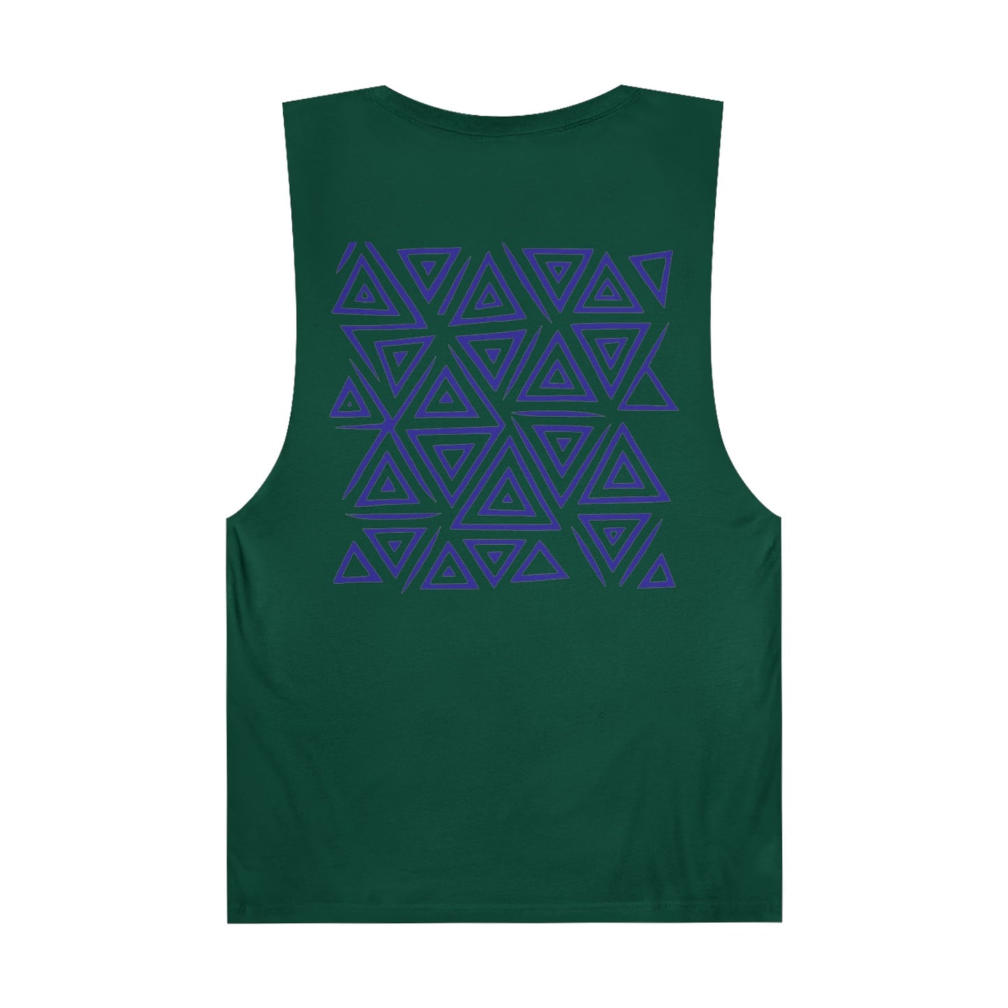FULOVEK - Unisex Barnard Geometric Tribal PURPLE Tank Top | Casual Summer Wear, Beach Attire, Workout Shirt, Graphic Tee, Gift for Friends