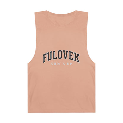 FULOVEK - Unisex Surf's Up Tank Top - Relaxed Casual Style for Beach Lovers