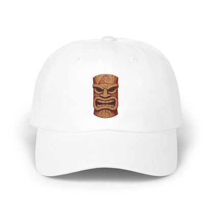 FULOVEK - Classic Tiki Dad Cap, Casual Summer Hat, Beach Vacation Accessory, Unique Gift for Dads, Trendy Cap for Outdoor Events
