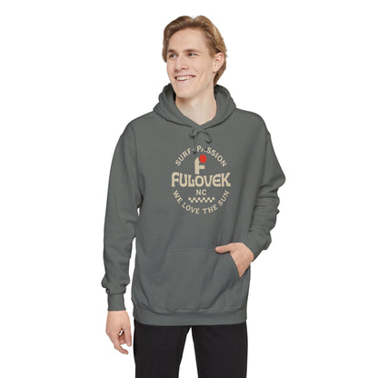 FULOVEK - Surf-Inspired Unisex Hoodie - We Love the Sun - Casual Style, Beach Vibes, Perfect for Gifts, Summer Wear, Adventure Ready