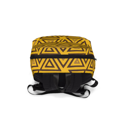 FULOVEK - Tribal Stylish Unisex Classic Backpack with Geometric Pattern, Trendy Bag for School, Travel, Work, Gift for Students, Fashionable Backpack
