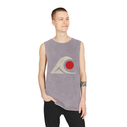 FULOVEK - Unisex Stonewash Graphic Tank Top - Vibrant Retro Wave Design, Summer Beachwear, Casual Layering, Gift for Outdoor Lovers, Trendy [...]